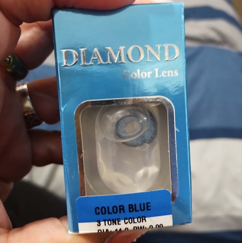 BLUE Diamond Color Lens